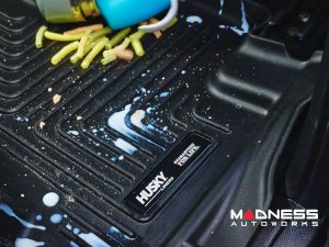 Toyota Tacoma Floor Liners - Front & Rear - Weatherbeater - Crew Cab/ Manual Transmission